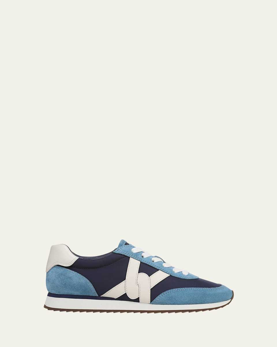 Penrose Mixed Leather Runner Sneakers